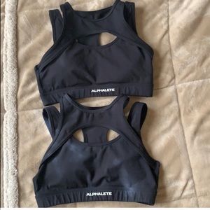 Keyhole surface path bra